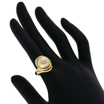 TASAKI Pearl Pearl Ring K18 Yellow Gold Ladies [Used]