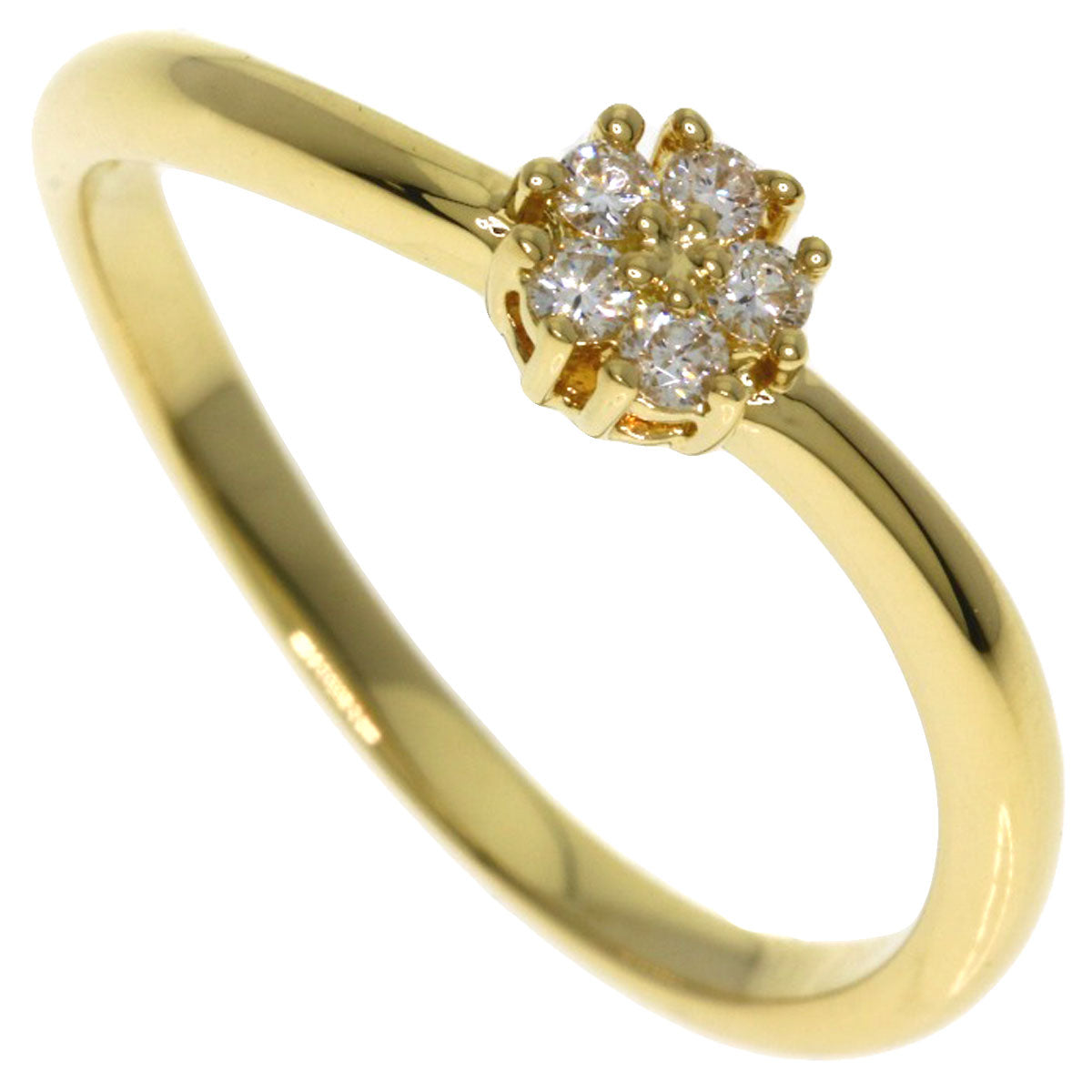 TASAKI Diamond Ring K18 Yellow Gold Ladies [Used]