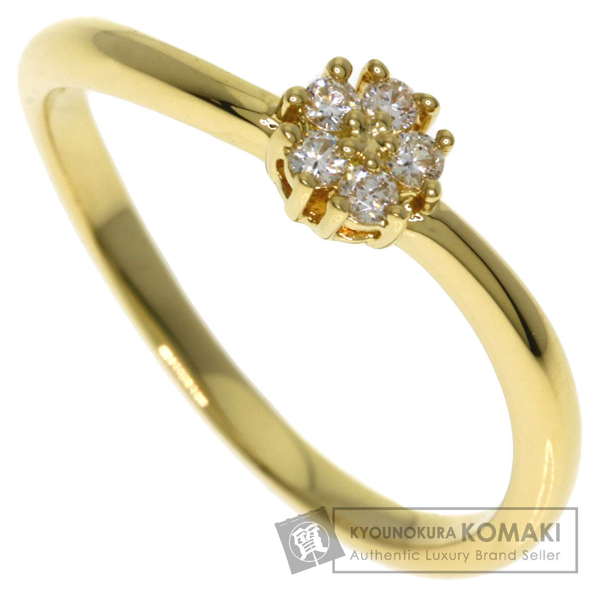 TASAKI Diamond Ring K18 Yellow Gold Ladies [Used]