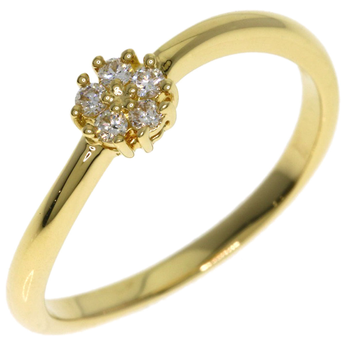 TASAKI Diamond Ring K18 Yellow Gold Ladies [Used]