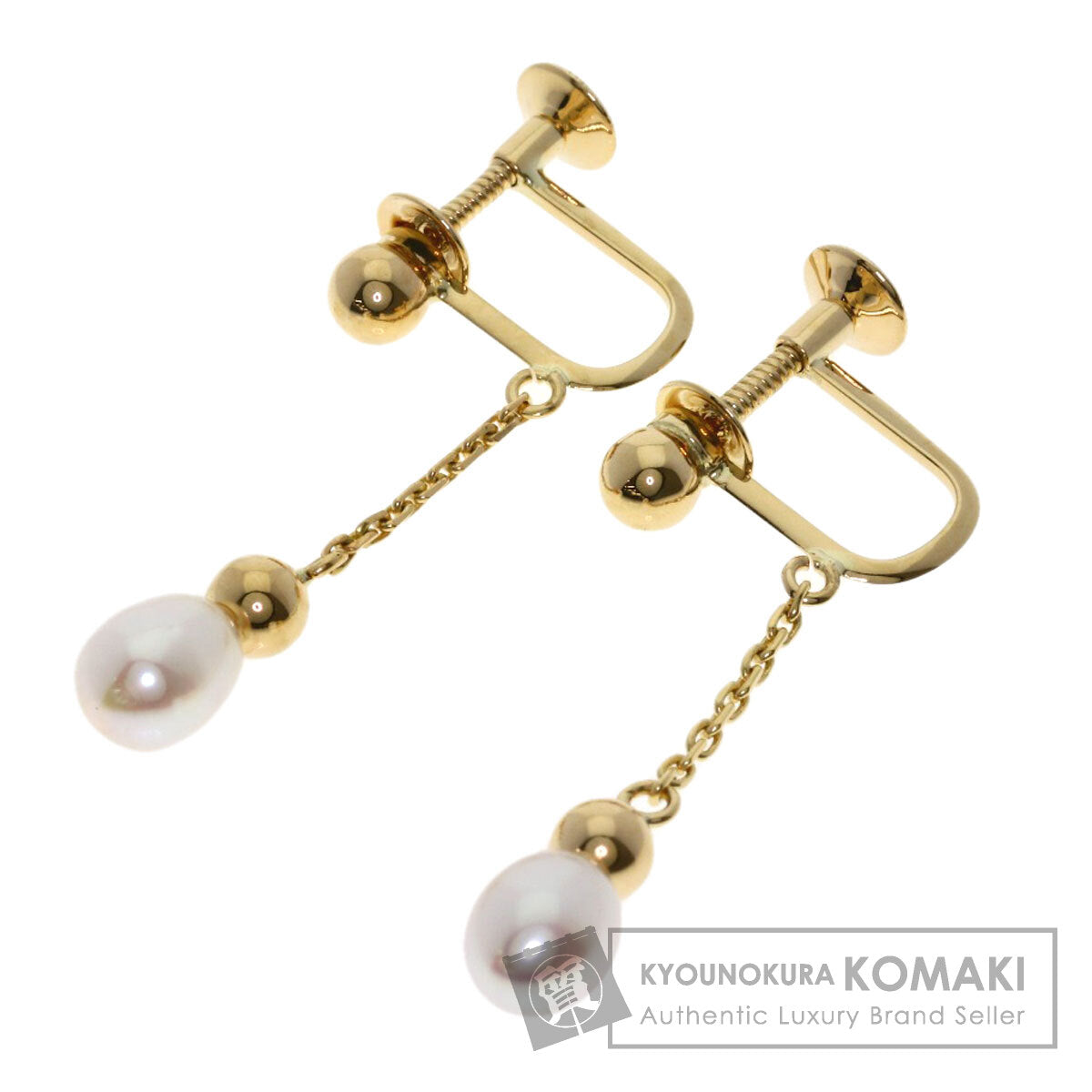 TASAKI Pearl Pearl Earring K14 Yellow Gold Ladies [Used]