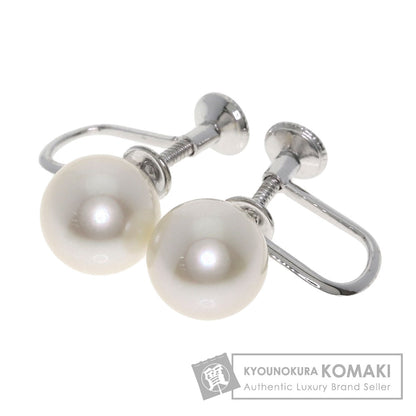 MIKIMOTO Pearl Pearl Earring K14 White Gold Ladies [Used]