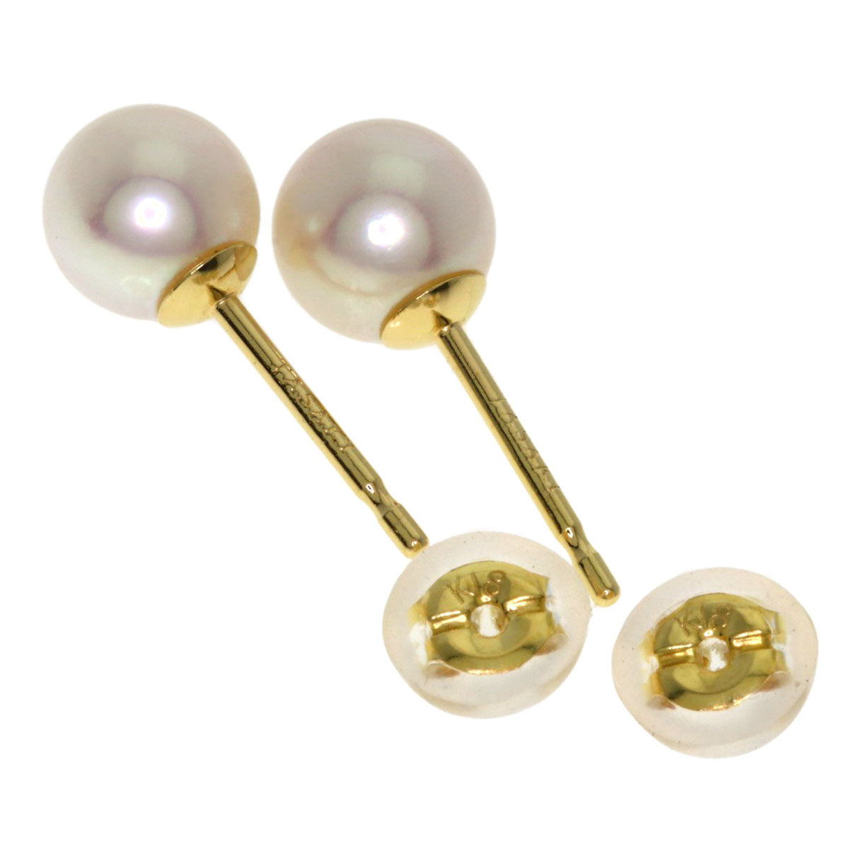 TASAKI Pearl Pearl earring K18 Yellow Gold Ladies [Used]