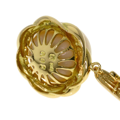 TASAKI Pearl Pearl Diamond Pendant top K18 Yellow Gold Ladies [Used]