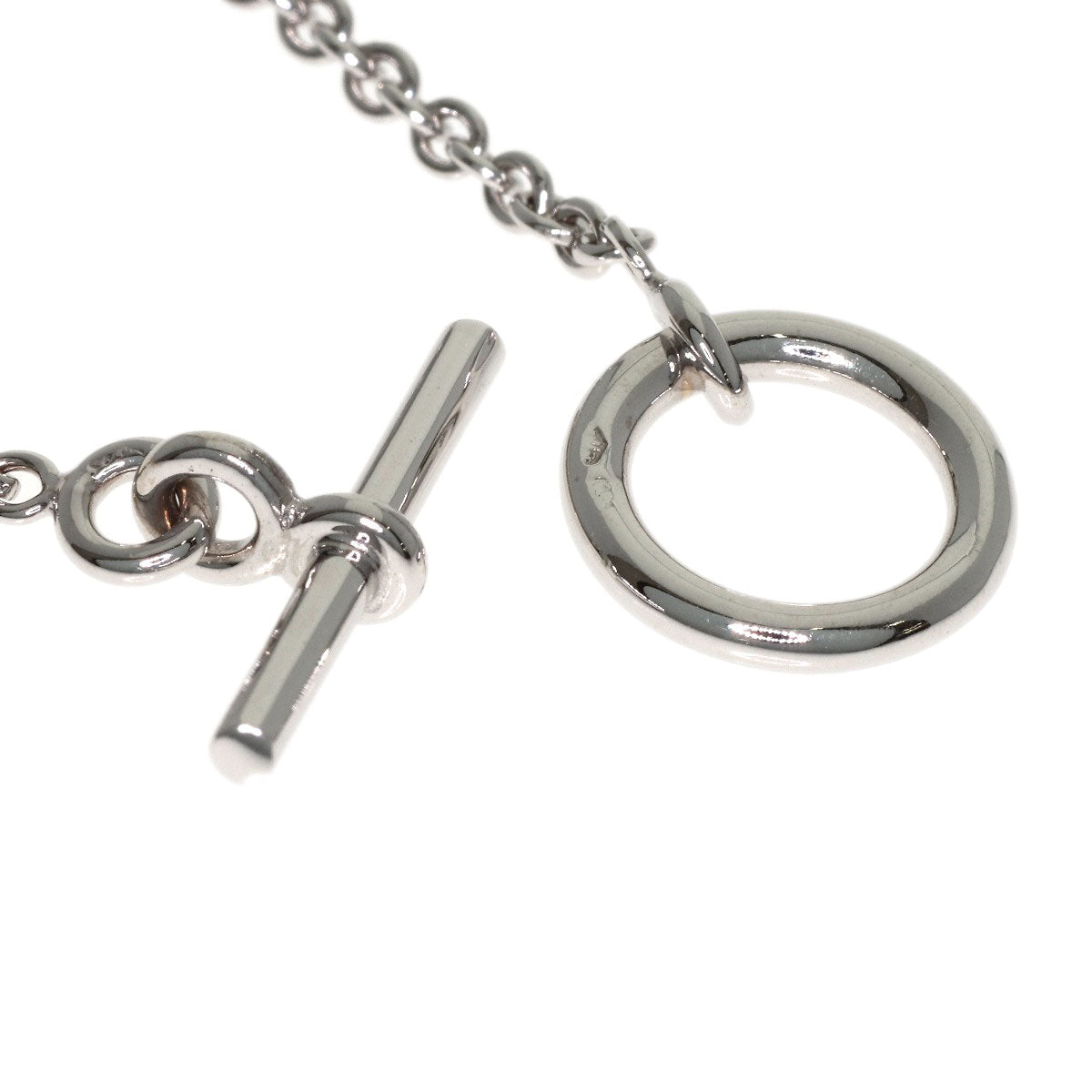 HERMES Echappé Glenan Bracelet K18 White Gold Ladies [Used]