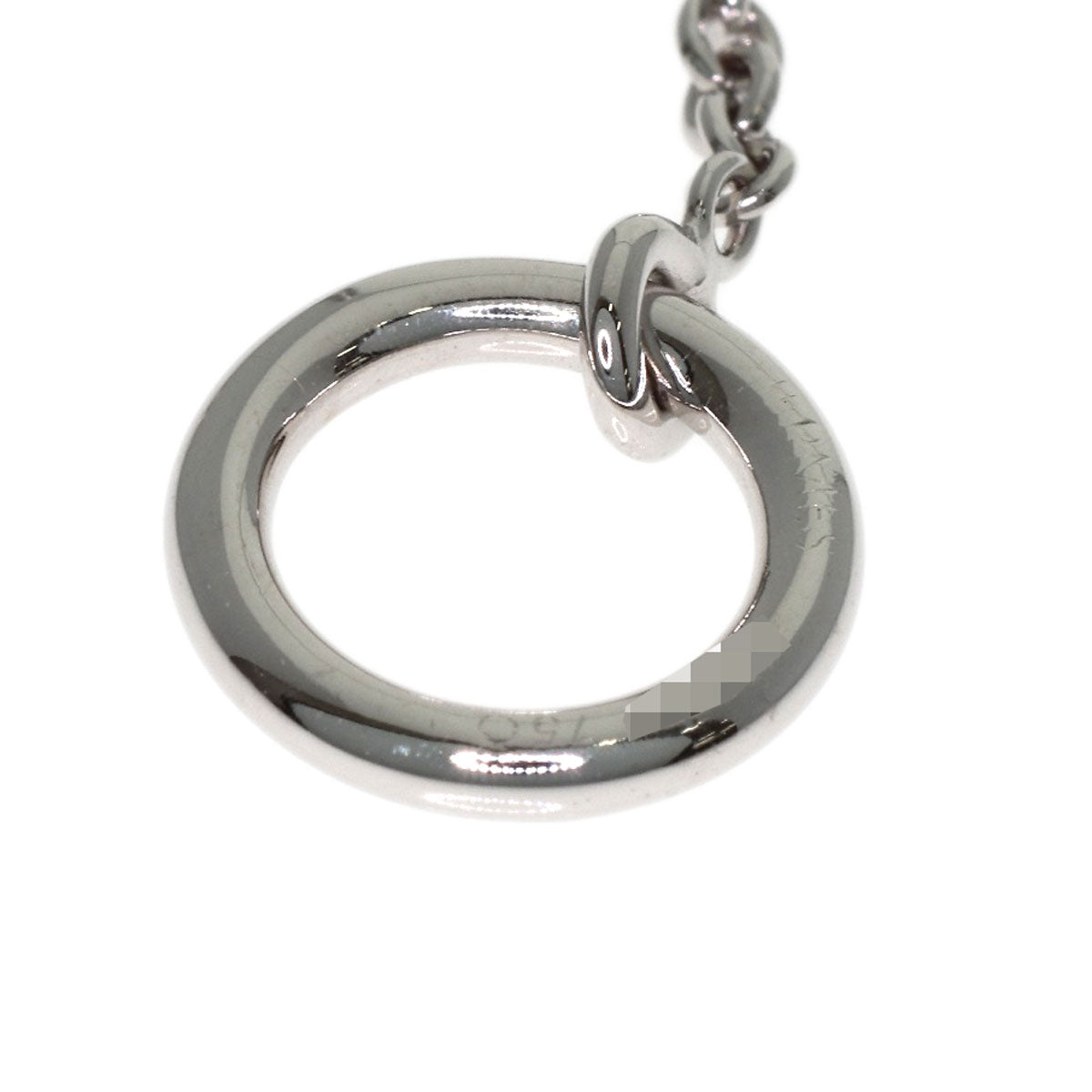 HERMES Echappé Glenan Bracelet K18 White Gold Ladies [Used]