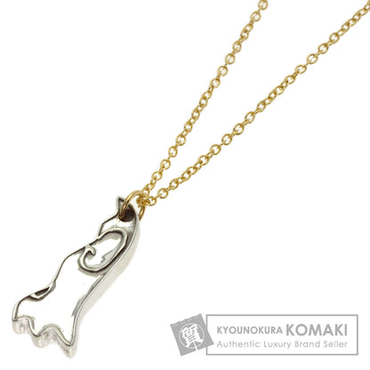 GUCCI GG Ghost Pair Necklace (Single Necklace Only) Necklace K18 Yellow Gold SVLadies [Used]