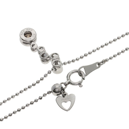 Kashikey Bezel Diamond Brown　Diamond Necklace Platinum PT900 PT850Ladies [Used]