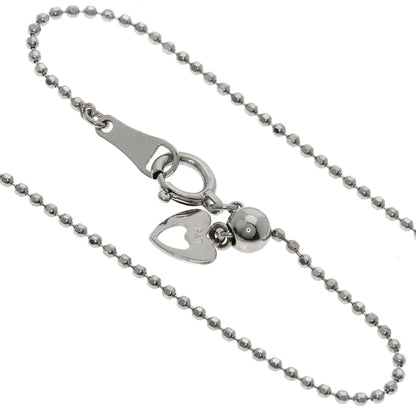 Kashikey Bezel Diamond Brown　Diamond Necklace Platinum PT900 PT850Ladies [Used]