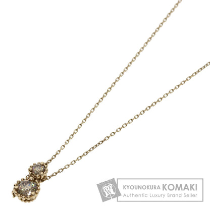Kashikey Brown　Diamond Necklace K18BG Ladies [Used]