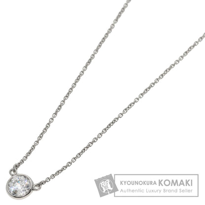 TIFFANY&Co. By The Yard 1P Diamond Necklace Platinum PT950 Ladies [Used]