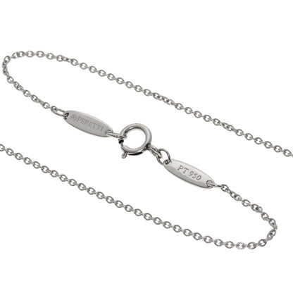 TIFFANY&Co. By The Yard 1P Diamond Necklace Platinum PT950 Ladies [Used]