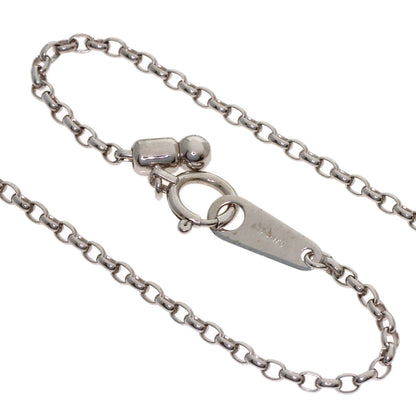 WALTHAM Swing Circle Diamond Pendant top K18 White Gold Ladies [Used]