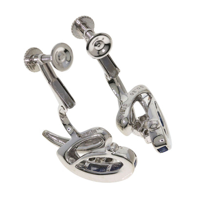 Jeunet Sapphire Diamond Earring K18 White Gold K14WGLadies [Used]