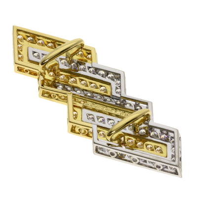 MIKIMOTO Diamond Obi closure K18 White Gold K14 Yellow GoldLadies [Used]