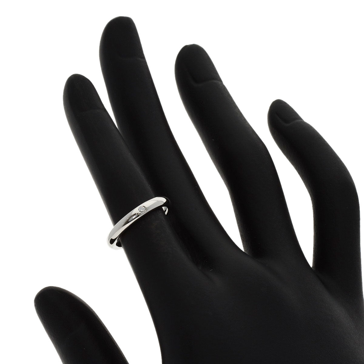 TIFFANY&Co. Wedding 1P Diamond Ring Platinum PT950 Ladies [Used]