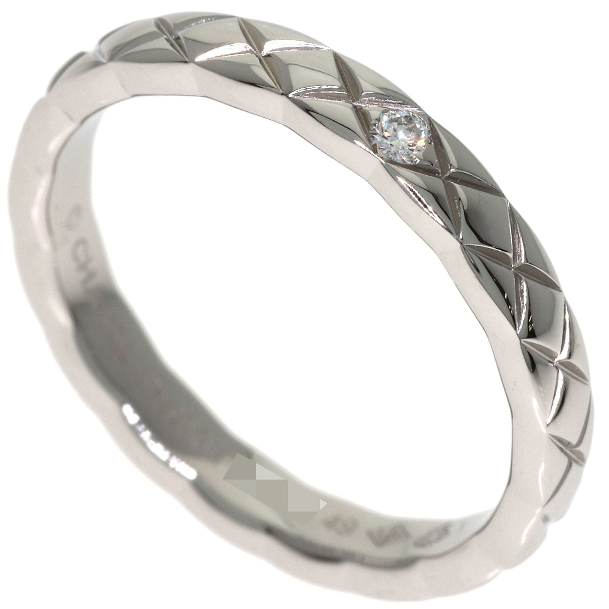 CHANEL Coco Crush 1P Diamond #49 Ring Platinum PT950 Ladies [Used]