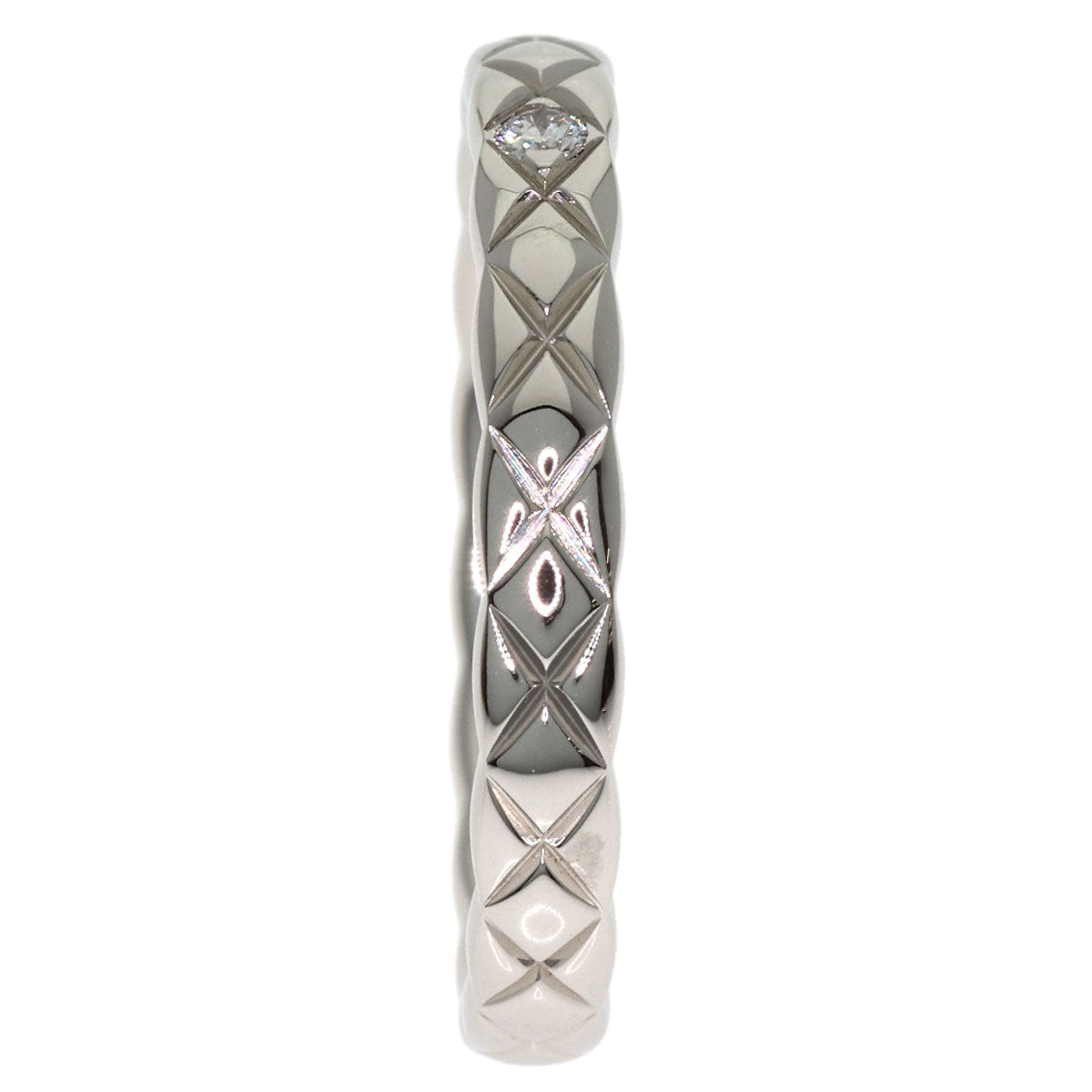 CHANEL Coco Crush 1P Diamond #49 Ring Platinum PT950 Ladies [Used]