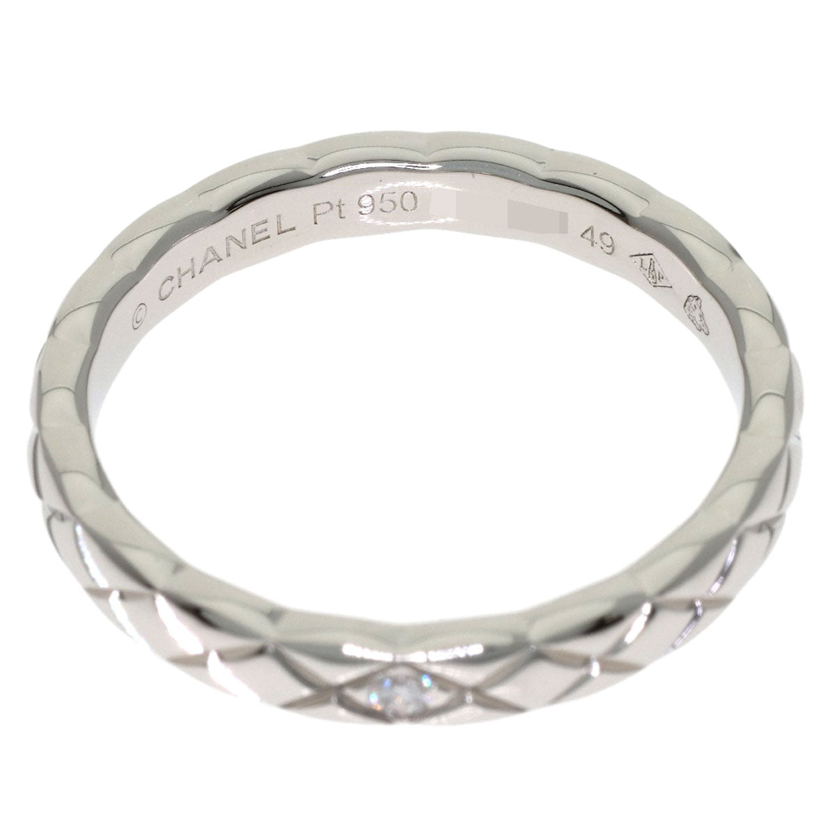 CHANEL Coco Crush 1P Diamond #49 Ring Platinum PT950 Ladies [Used]