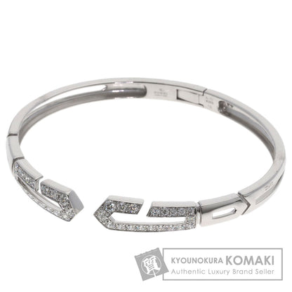 GUCCI Diamond #16 Bracelet K18 White Gold Ladies [Used]