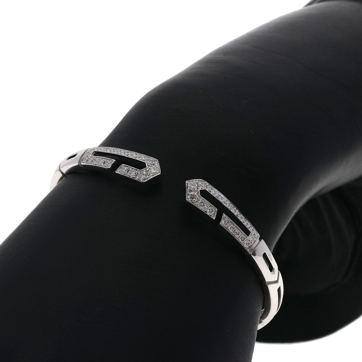 GUCCI Diamond #16 Bracelet K18 White Gold Ladies [Used]