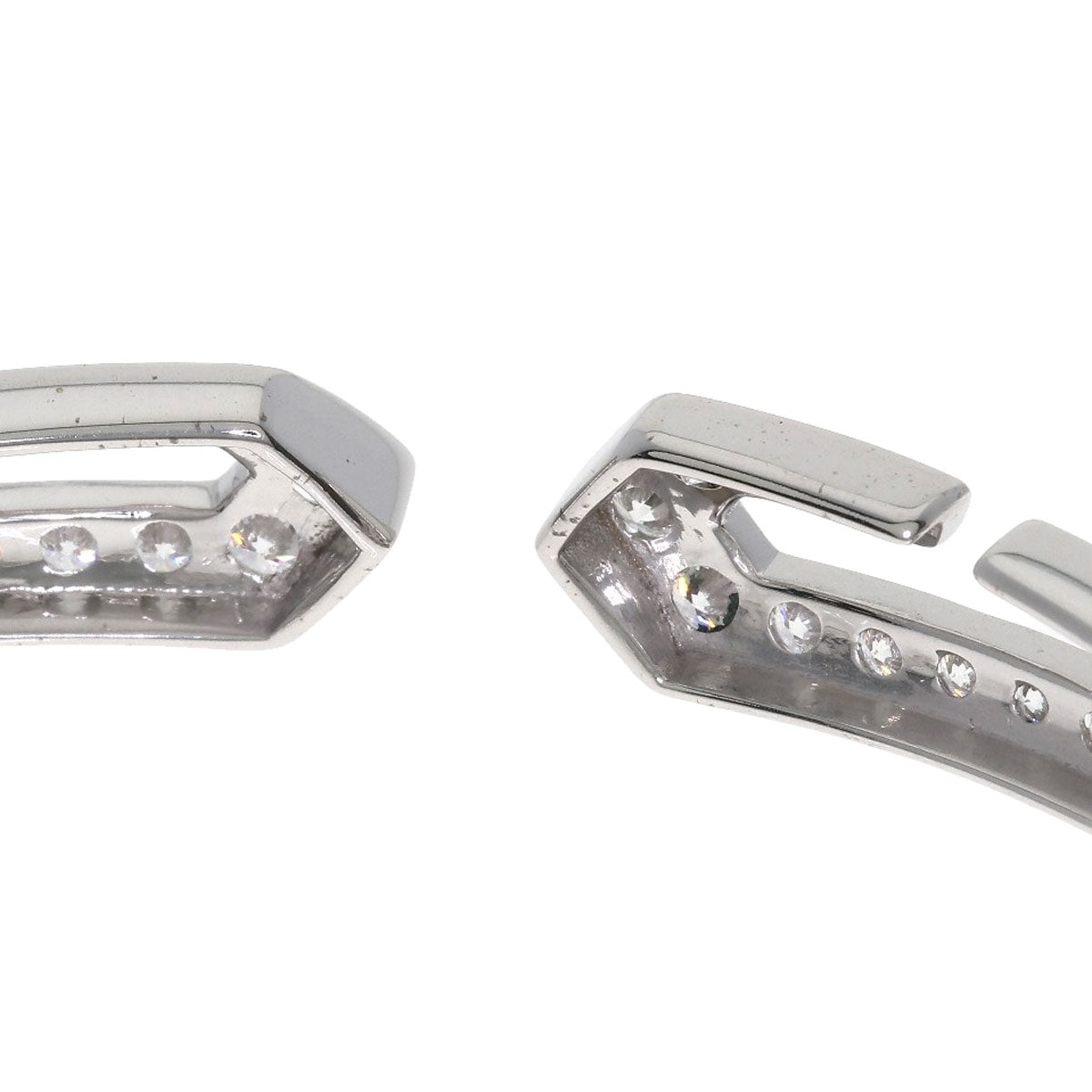 GUCCI Diamond #16 Bracelet K18 White Gold Ladies [Used]