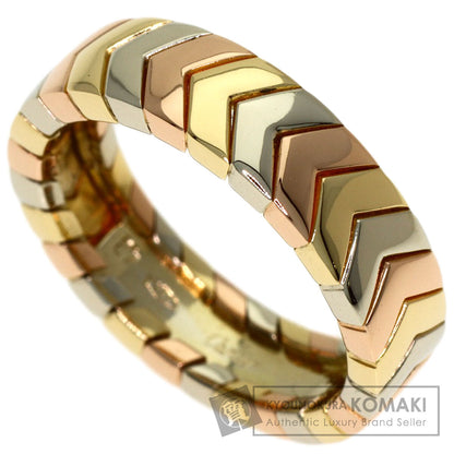 CARTIER Three colors # 48 Ring K18 Yellow Gold K18 White GoldLadies [Used]