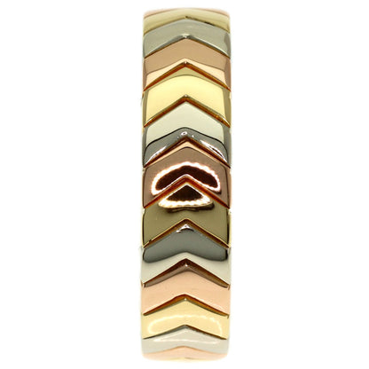 CARTIER Three colors # 48 Ring K18 Yellow Gold K18 White GoldLadies [Used]