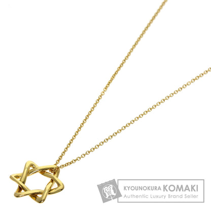 TIFFANY&Co. Star of david Necklace K18 Yellow Gold Ladies [Used]