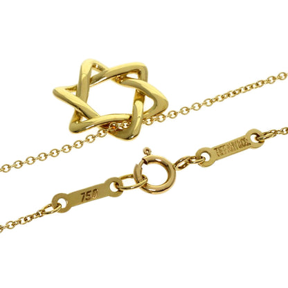 TIFFANY&Co. Star of david Necklace K18 Yellow Gold Ladies [Used]