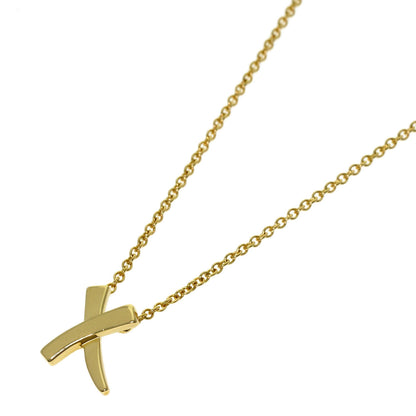TIFFANY&Co. kiss Necklace K18 Yellow Gold Ladies [Used]