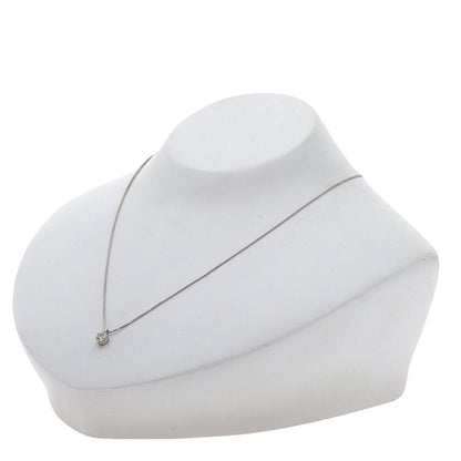 TASAKI 1P Diamond Necklace K18 White Gold Ladies [Used]