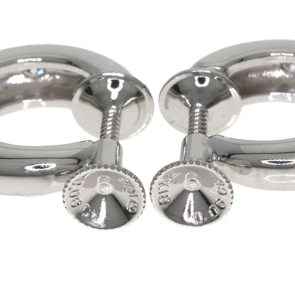 MIKIMOTO Diamond Earring K18 White Gold Ladies [Used]
