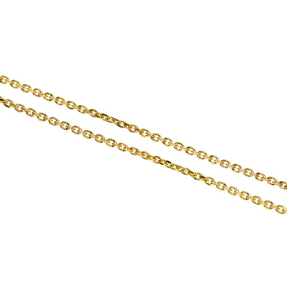 Chain 17.7" Necklace K18 Yellow Gold 1.5g　Ladies