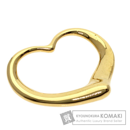 TIFFANY&Co. Open heart Pendant top K18 Yellow Gold Ladies [Used]