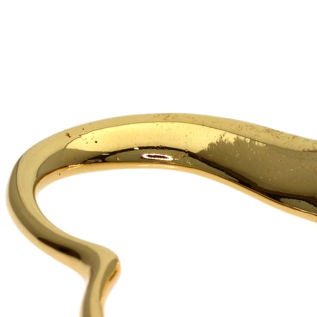 TIFFANY&Co. Open heart Pendant top K18 Yellow Gold Ladies [Used]