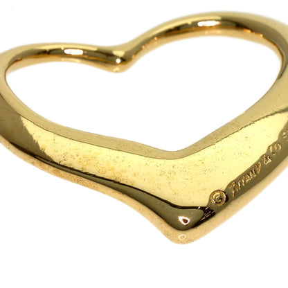 TIFFANY&Co. Open heart Pendant top K18 Yellow Gold Ladies [Used]