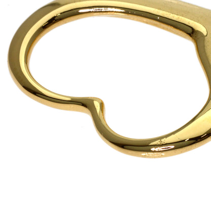 TIFFANY&Co. Open heart Pendant top K18 Yellow Gold Ladies [Used]