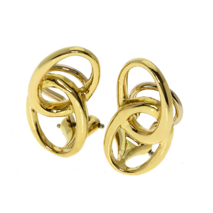 TIFFANY&Co. Double loop Earring K18 Yellow Gold Ladies [Used]
