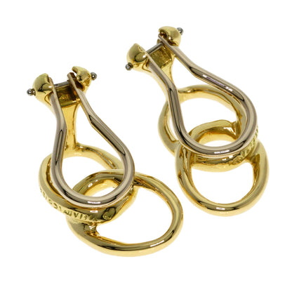 TIFFANY&Co. Double loop Earring K18 Yellow Gold Ladies [Used]