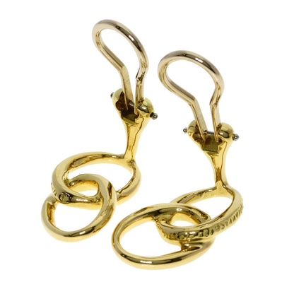 TIFFANY&Co. Double loop Earring K18 Yellow Gold Ladies [Used]