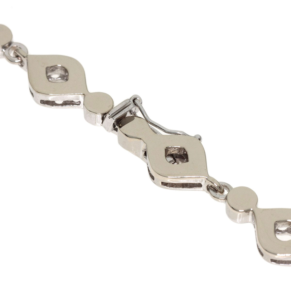 3.85ct Diamond Necklace K18 White Gold 53.2g　Ladies