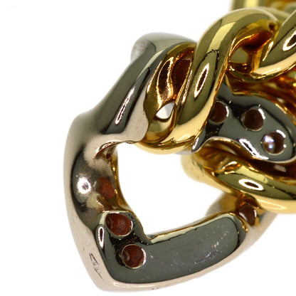 Pomellato Chain Heart Diamond Ring K18 Yellow Gold K18 White GoldLadies [Used]