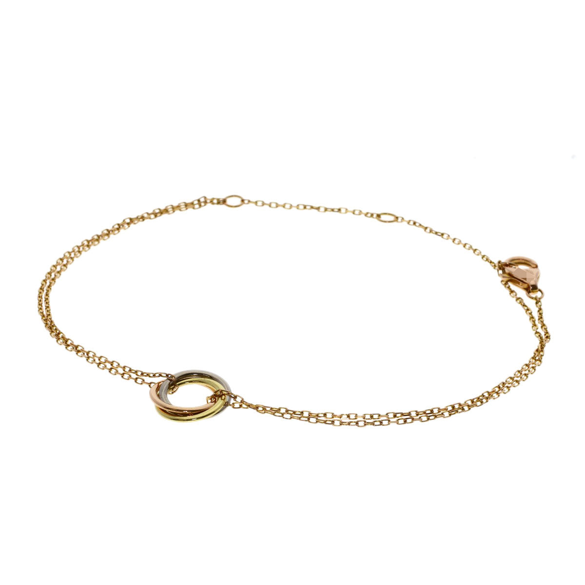 CARTIER Trinity Bracelet K18 Yellow Gold K18 White GoldLadies [Used]