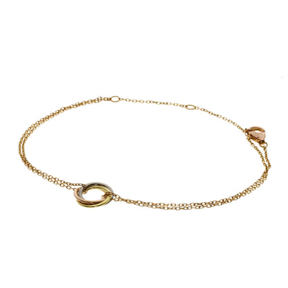 CARTIER Trinity Bracelet K18 Yellow Gold K18 White GoldLadies [Used]