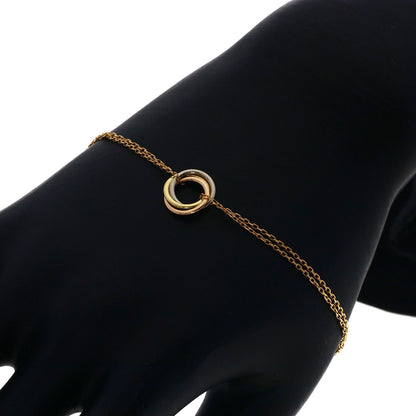 CARTIER Trinity Bracelet K18 Yellow Gold K18 White GoldLadies [Used]