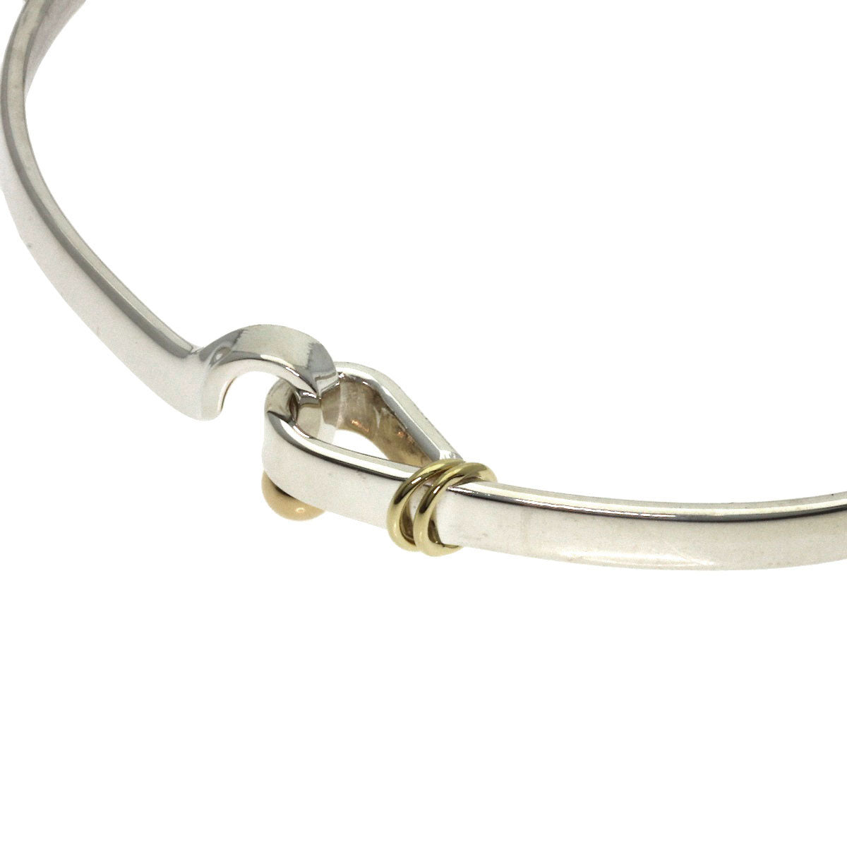 TIFFANY&Co. Hook & Eye Bracelet Silver 18K Yellow GoldLadies [Used]