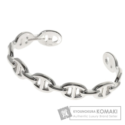 HERMES Shane Dunkle Enchainée Bangle Bracelet Silver Ladies [Used]