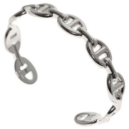 HERMES Shane Dunkle Enchainée Bangle Bracelet Silver Ladies [Used]