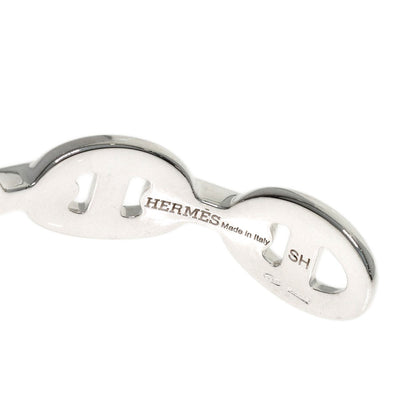 HERMES Shane Dunkle Enchainée Bangle Bracelet Silver Ladies [Used]
